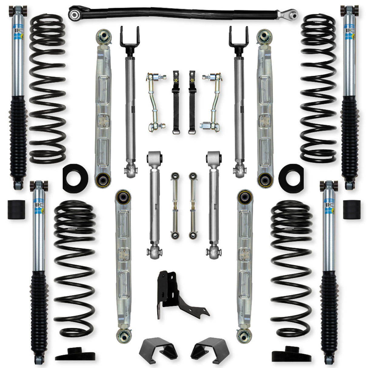 Rock Krawler 3.0" X-Factor PRO ELITE Mid-Arm Suspension System for Jeep Gladiator JT (Gas Models)