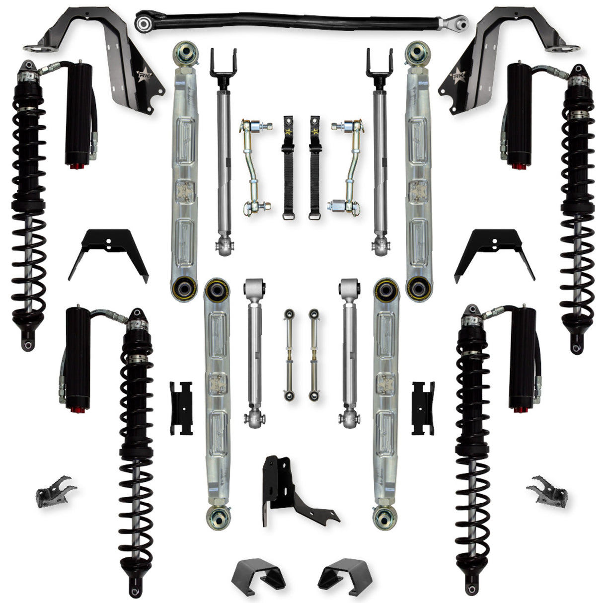 Rock Krawler 3.0" X-Factor PRO ELITE COILOVER Mid-Arm Suspension System for Jeep Gladiator JT (Gas Models)