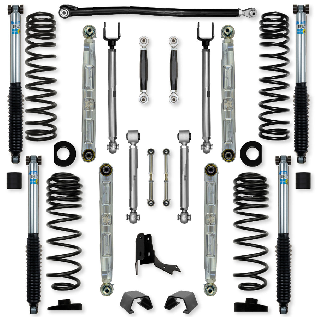 Rock Krawler 3.0" X-Factor PRO ELITE "No Limits" Mid-Arm Suspension System for Jeep Gladiator JT (Gas Models)