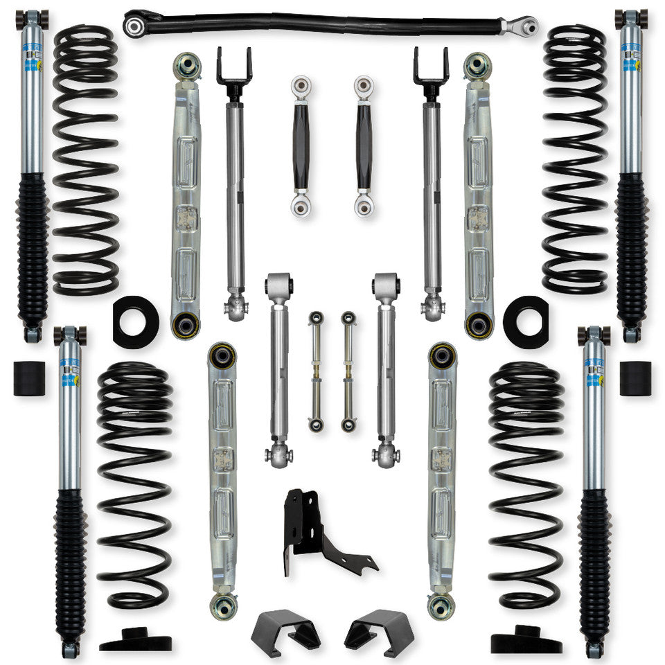 Rock Krawler 3.0" X-Factor PRO ELITE "No Limits" Mid-Arm Suspension System for Jeep Gladiator JT (Diesel Models)