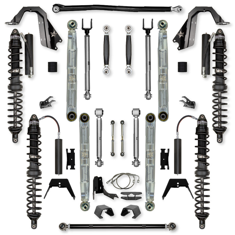 Rock Krawler 4.5" X-Factor PRO ELITE COILOVER "No Limits" Mid-Arm Suspension System for Jeep Gladiator JT (Gas Models)