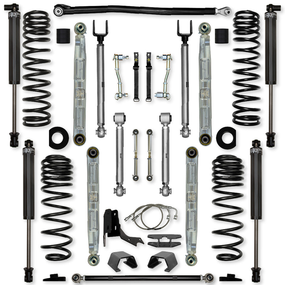 Rock Krawler 4.5" X-Factor PRO ELITE Mid-Arm Suspension System for Jeep Gladiator JT (Diesel Models)