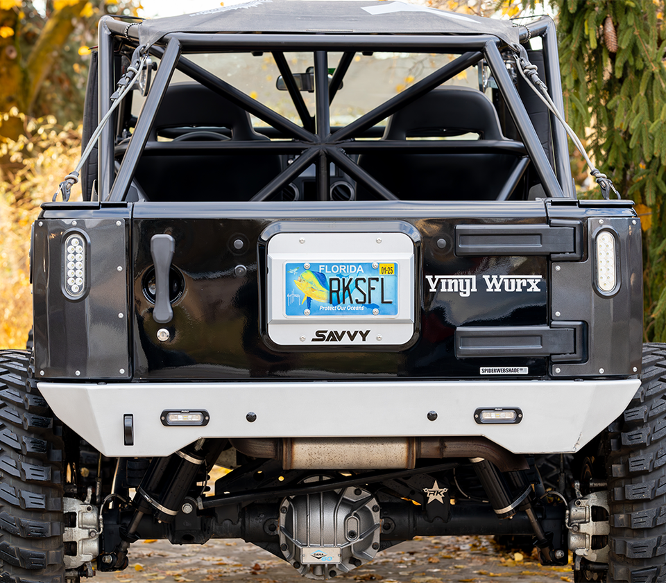 JEEP JK/JKU SAVVY KRAWLER LITE ALUMINUM HIGH CLEARANCE REAR BUMPER