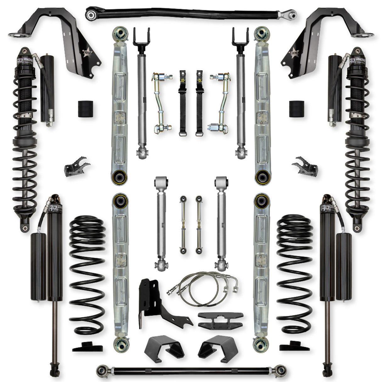 Rock Krawler 4.5" X-Factor PRO ELITE COILOVER Mid-Arm Suspension System for Jeep Gladiator JT (Diesel Models)