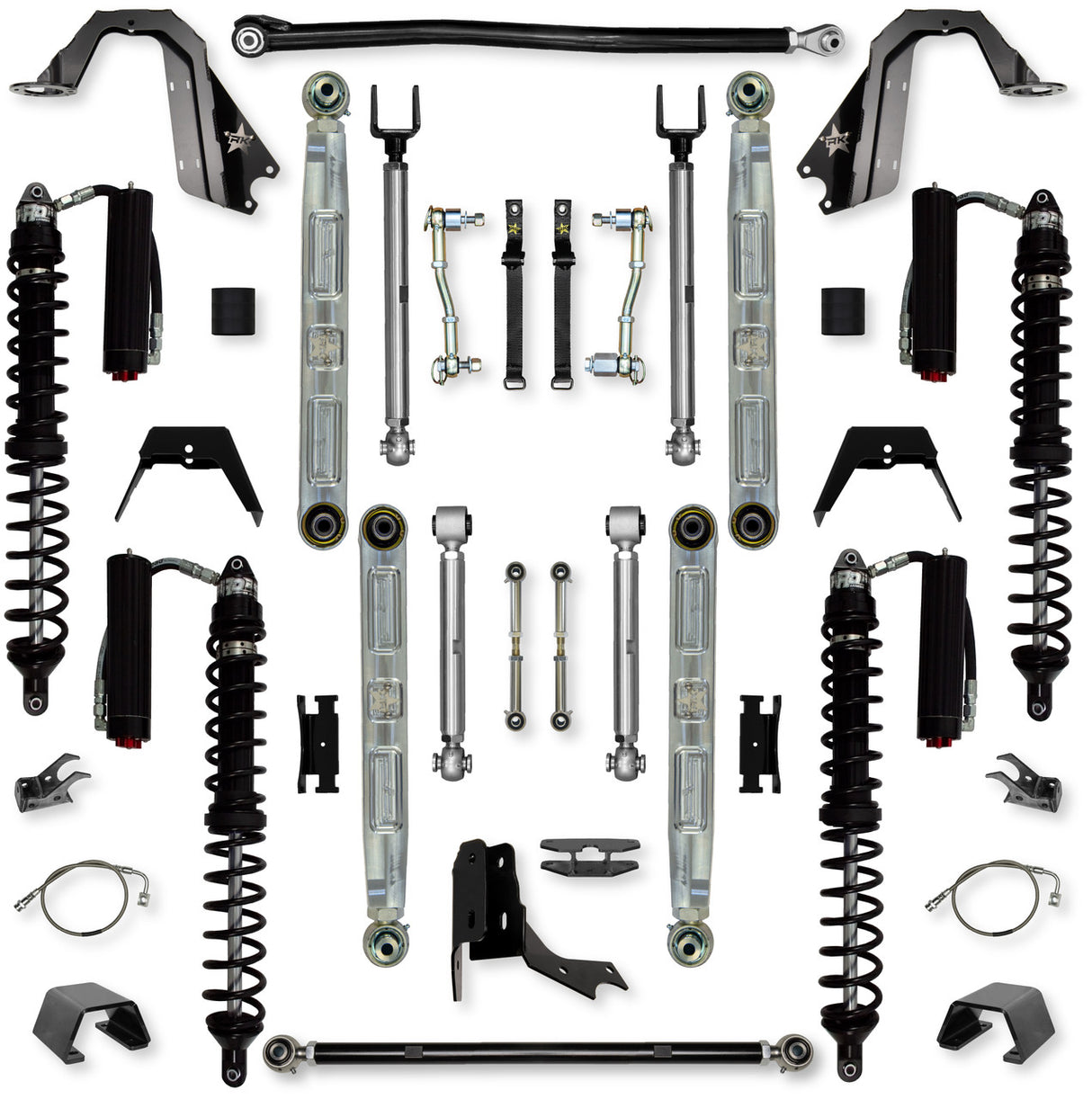 Rock Krawler 4.5" X-Factor PRO ELITE COILOVER Mid-Arm Suspension System for Jeep Gladiator JT (Diesel Models)