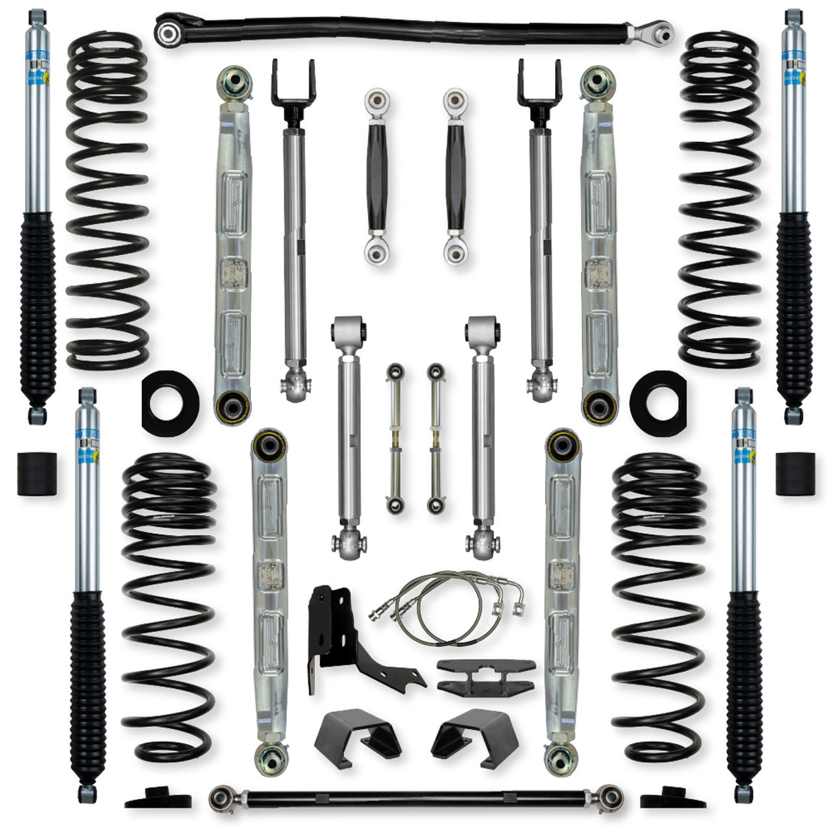 Rock Krawler 4.5" X-Factor PRO ELITE "No Limits" Mid-Arm Suspension System for Jeep Gladiator JT (Diesel Models)