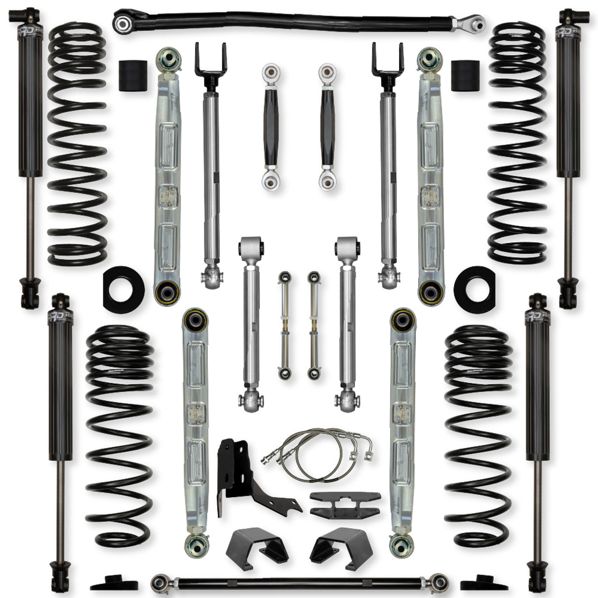 Rock Krawler 4.5" X-Factor PRO ELITE "No Limits" Mid-Arm Suspension System for Jeep Gladiator JT (Diesel Models)