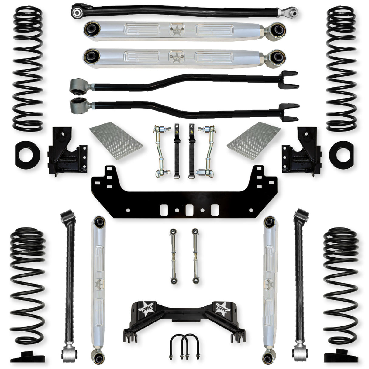 Rock Krawler 3.0" Silverback PRO ELITE Long-Arm Suspension System for Jeep Gladiator (Gas Models)