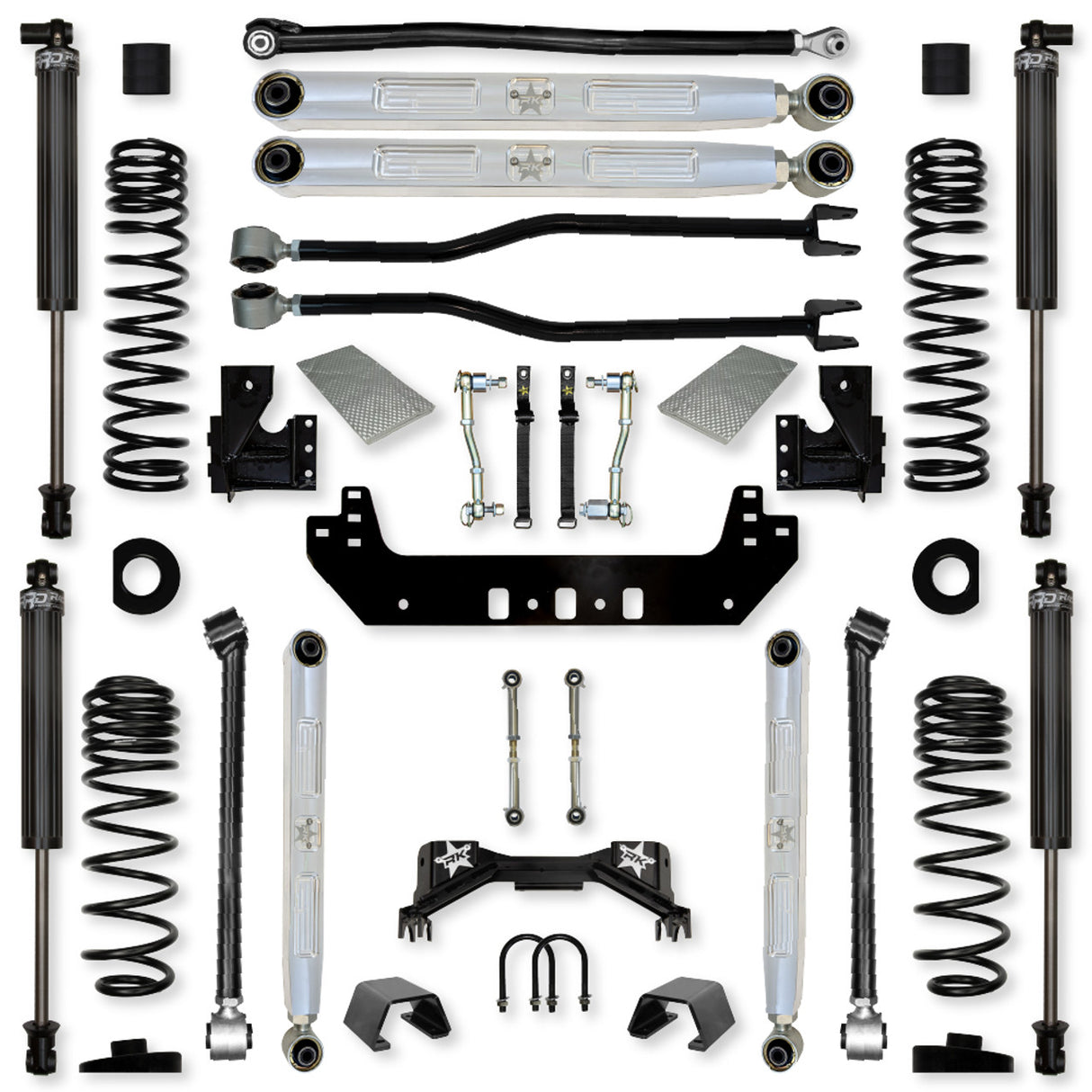 Rock Krawler 3.0" Silverback PRO ELITE Long-Arm Suspension System for Jeep Gladiator (Gas Models)