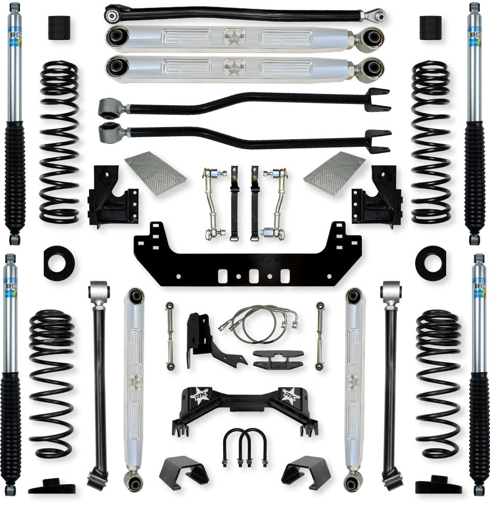 Rock Krawler 4.5" Silverback PRO ELITE Long-Arm Suspension System for Jeep Gladiator (Gas Models)