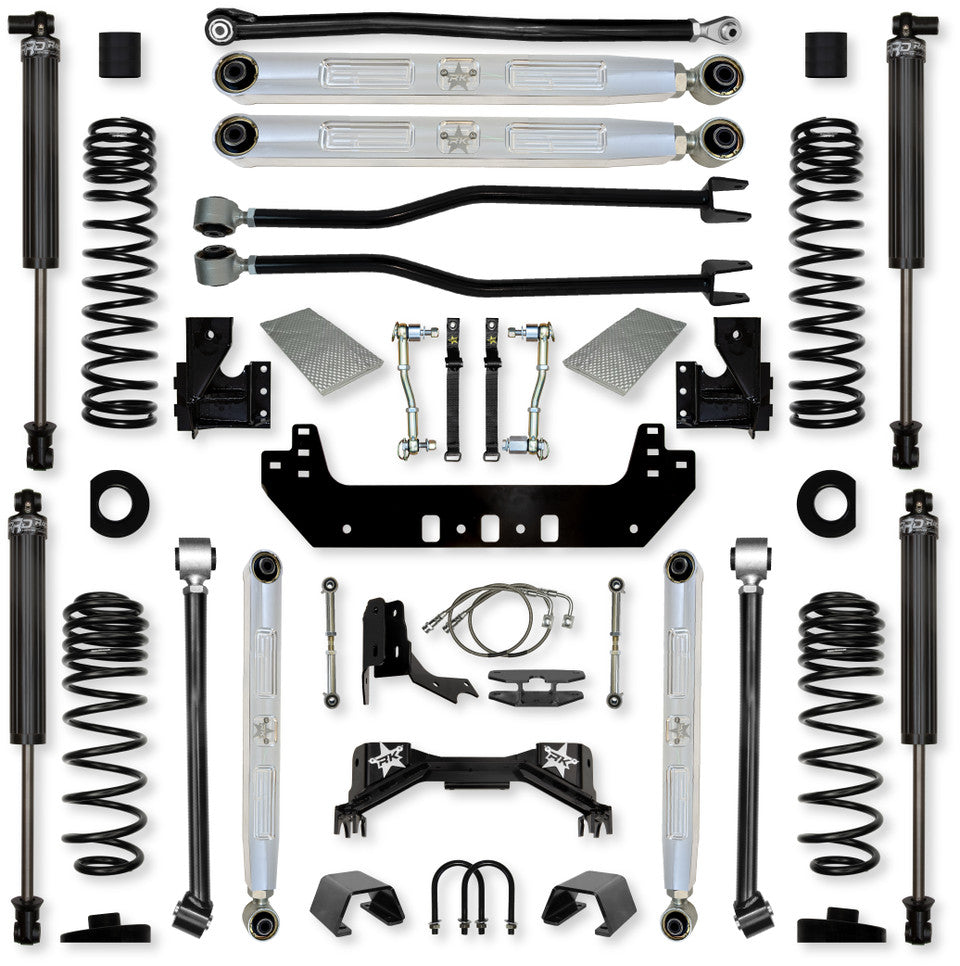 Rock Krawler 4.5" Silverback PRO ELITE Long-Arm Suspension System for Jeep Gladiator (Gas Models)