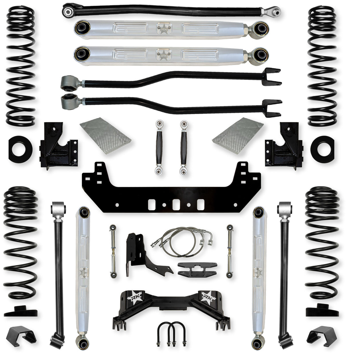 Rock Krawler 4.5" Silverback PRO ELITE "No Limits" Long-Arm Suspension System for Jeep Gladiator (Gas Models)