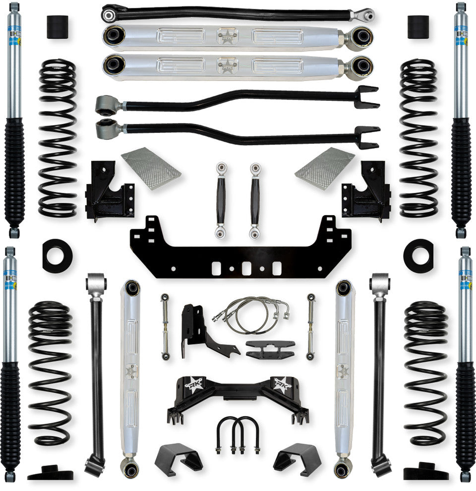 Rock Krawler 4.5" Silverback PRO ELITE "No Limits" Long-Arm Suspension System for Jeep Gladiator (Gas Models)