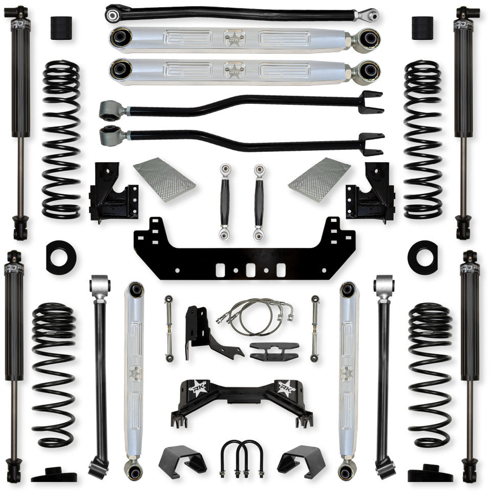 Rock Krawler 4.5" Silverback PRO ELITE "No Limits" Long-Arm Suspension System for Jeep Gladiator (Gas Models)