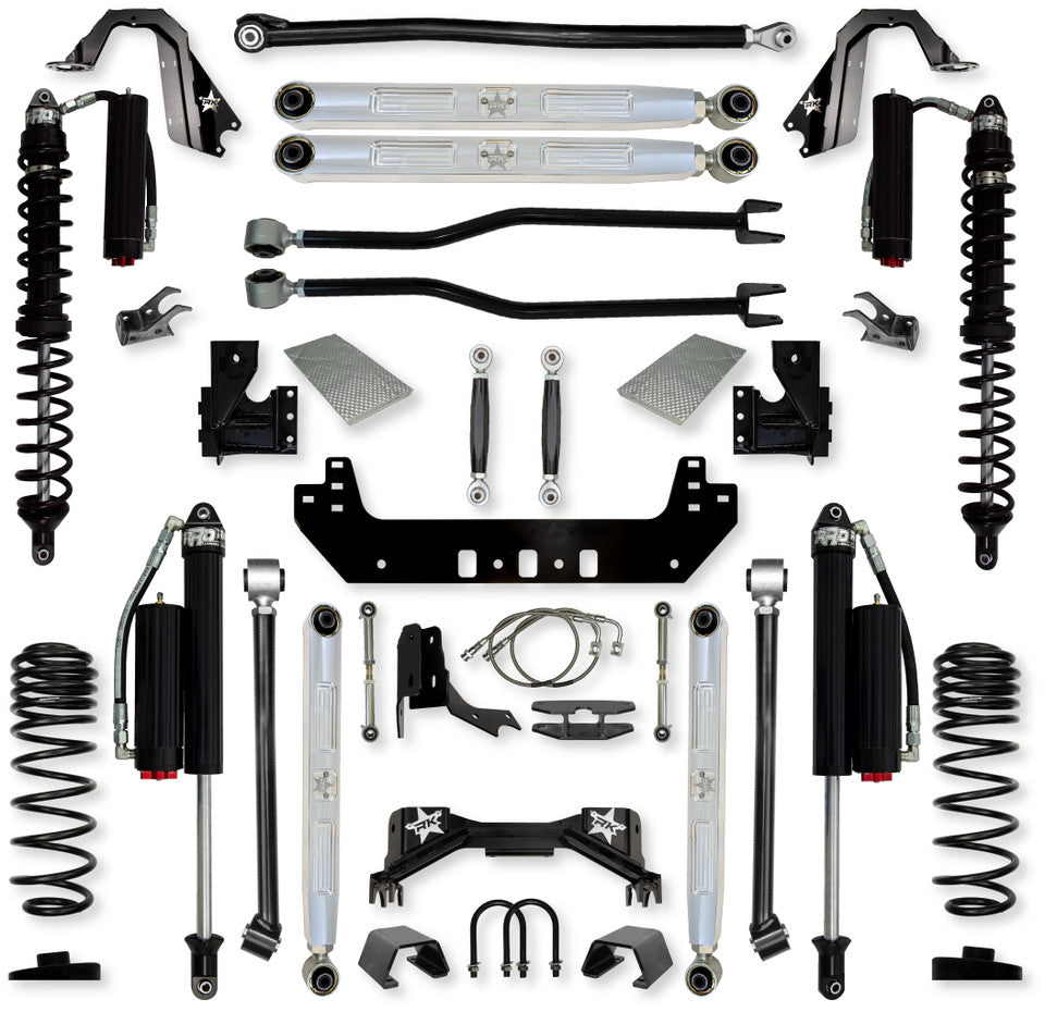Rock Krawler 4.5" Silverback PRO ELITE COILOVER "No Limits" Long-Arm Suspension System for Jeep Gladiator (Gas Models)