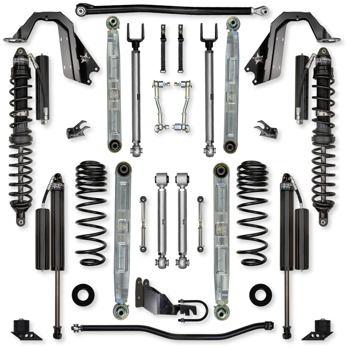 Rock Krawler 3.5" X-Factor PRO ELITE COILOVER Mid-Arm Suspension System for Jeep Wrangler JL (Gas Models)