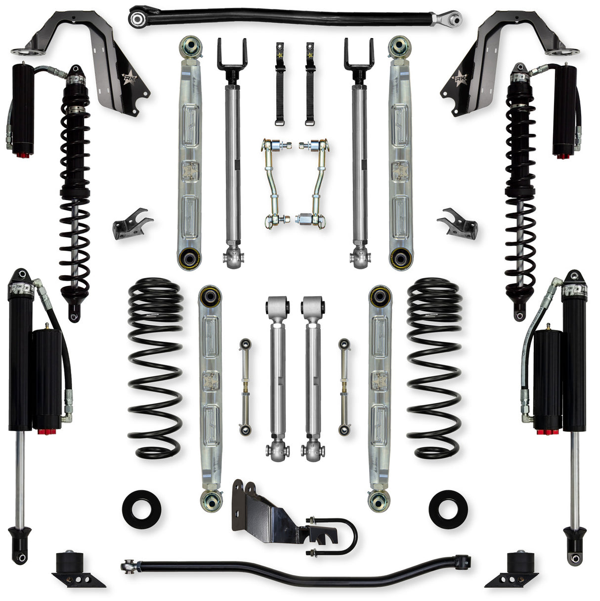 Rock Krawler 3.5" X-Factor PRO ELITE COILOVER Mid-Arm Suspension System for Jeep Wrangler JL (Gas Models)