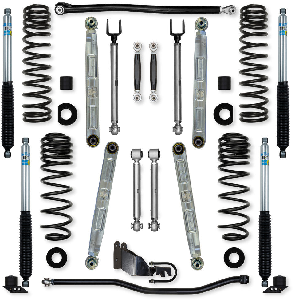Rock Krawler 3.5" X-Factor PRO ELITE "No Limits" Mid-Arm Suspension System for Jeep Wrangler JL (Gas Models)