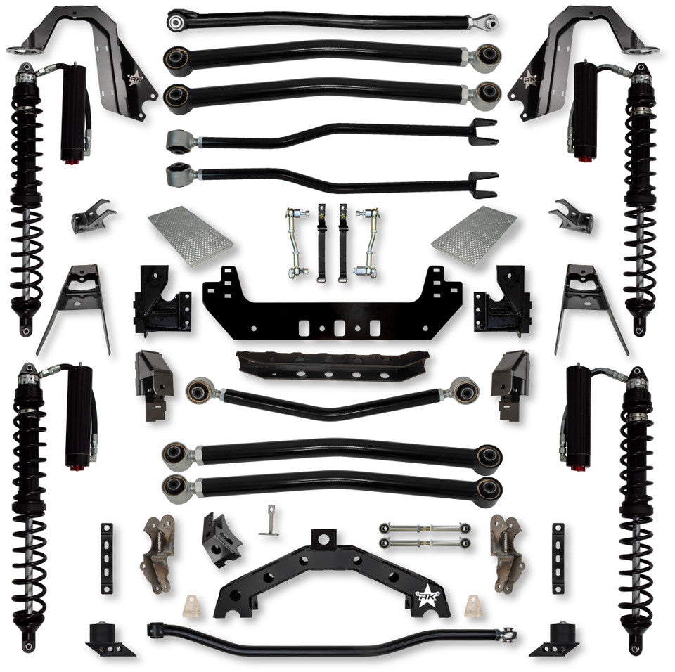 Rock Krawler 3.5" Adventure X2 COILOVER Long-Arm Suspension System for Jeep Wrangler JL (Gas Models)