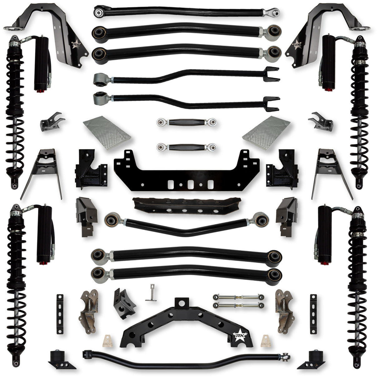 Rock Krawler 3.5" Adventure X2 COILOVER "No Limits" Long-Arm Suspension System for Jeep Wrangler JL (Gas Models)