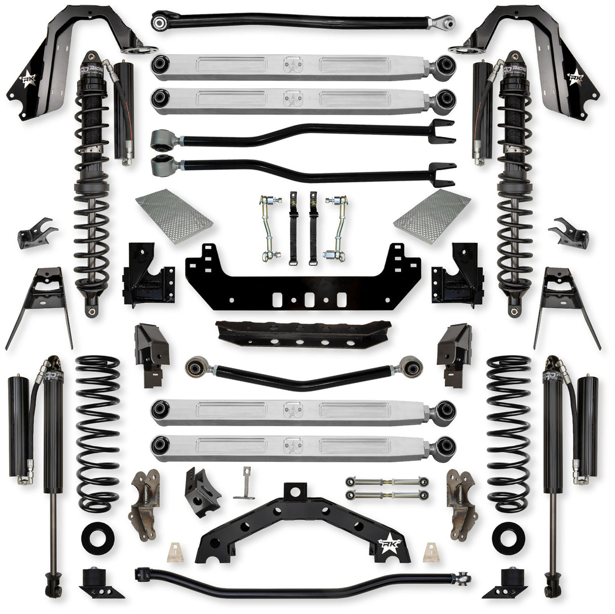 Rock Krawler 4.5" Adventure X2 PRO ELITE COILOVER Long-Arm Suspension System for Jeep Wrangler JLU (Gas Models)