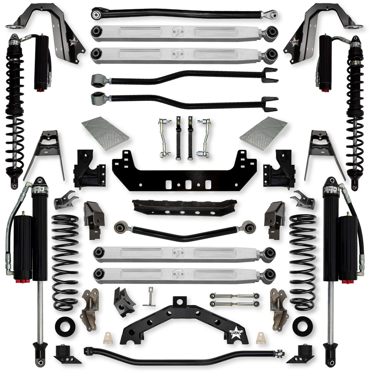Rock Krawler 4.5" Adventure X2 PRO ELITE COILOVER Long-Arm Suspension System for Jeep Wrangler JLU (Gas Models)