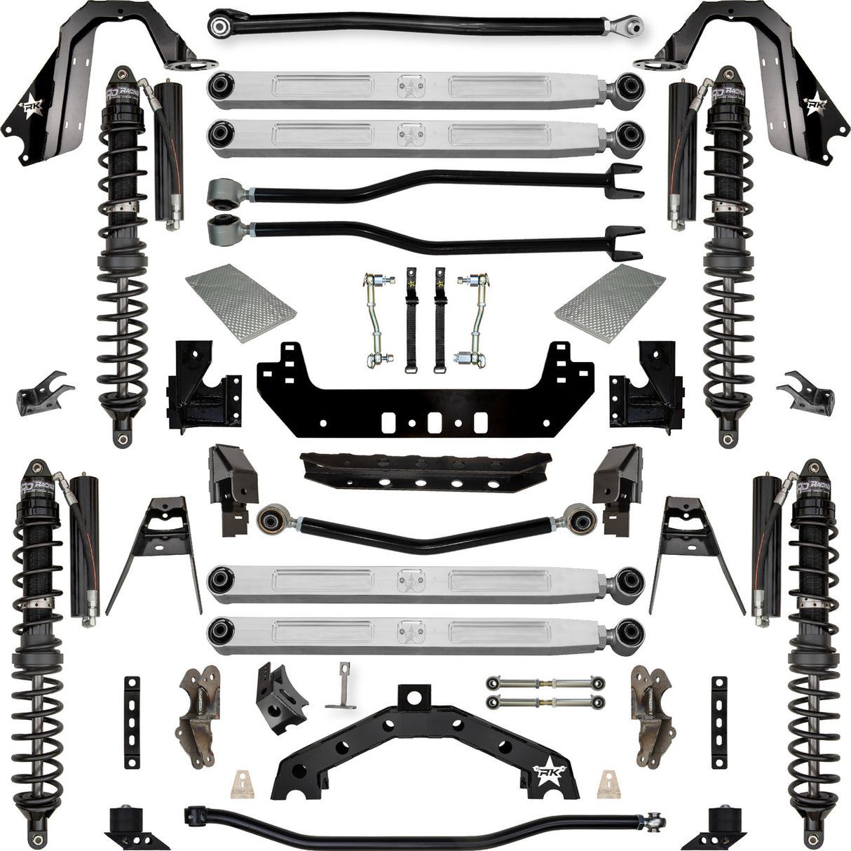 Rock Krawler 4.5" Adventure X2 PRO ELITE COILOVER Long-Arm Suspension System for Jeep Wrangler JLU (Gas Models)
