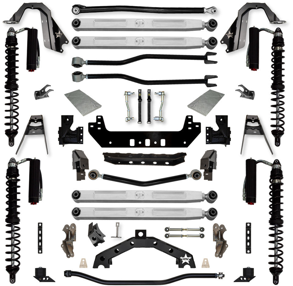 Rock Krawler 4.5" Adventure X2 PRO ELITE COILOVER Long-Arm Suspension System for Jeep Wrangler JLU (Gas Models)