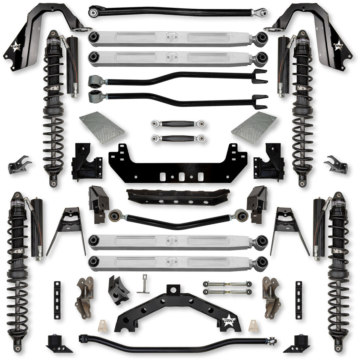 Rock Krawler 3.5" Adventure X2 PRO ELITE COILOVER "No Limits" Long-Arm Suspension System for Jeep Wrangler JL (Gas Models)
