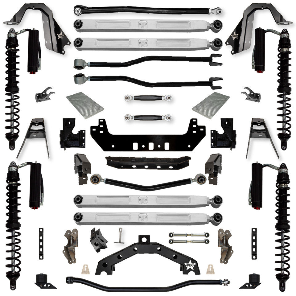 Rock Krawler 3.5" Adventure X2 PRO ELITE COILOVER "No Limits" Long-Arm Suspension System for Jeep Wrangler JL (Gas Models)