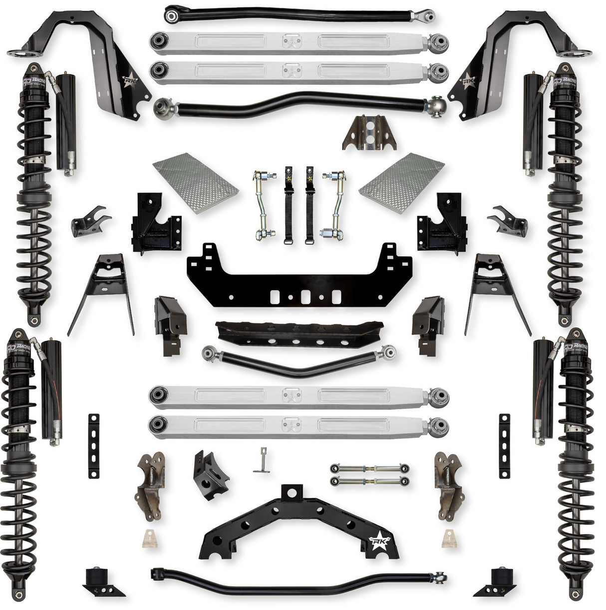 Rock Krawler 3.5" X-Factor X2 PRO ELITE COILOVER Long-Arm Suspension System for Jeep Wrangler JLU (Diesel Models)