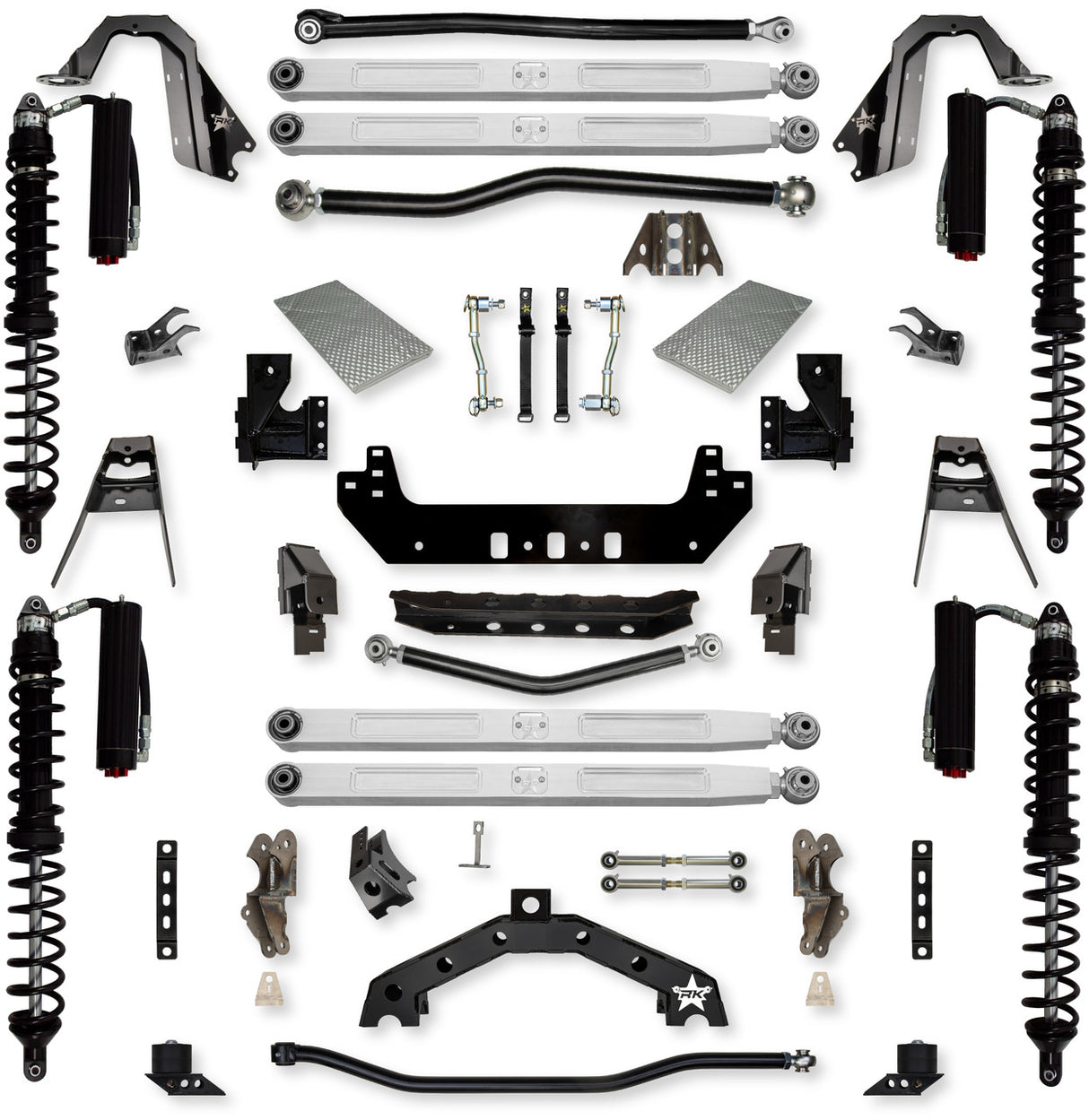 Rock Krawler 3.5" X-Factor X2 PRO ELITE COILOVER Long-Arm Suspension System for Jeep Wrangler JLU (Diesel Models)