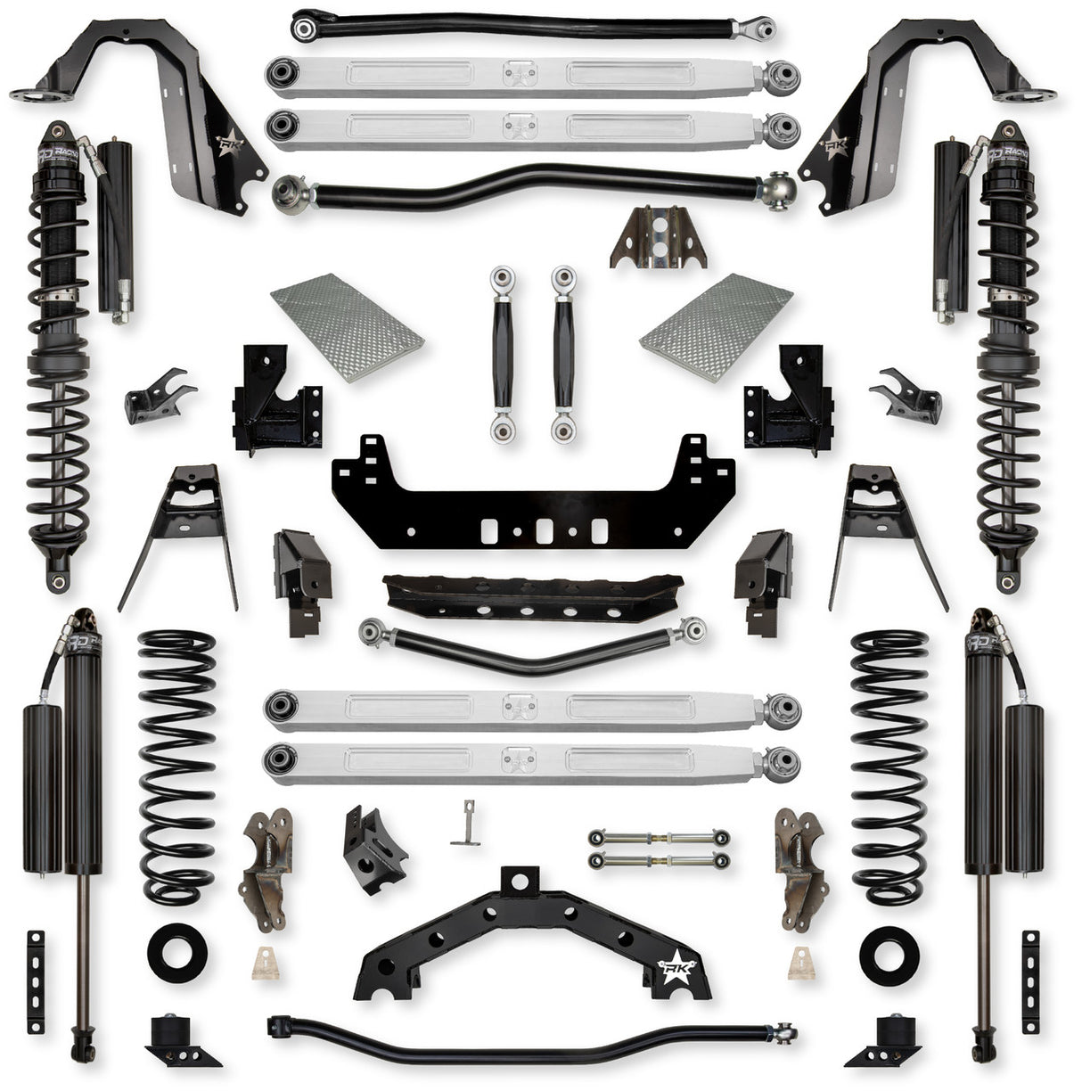 Rock Krawler 3.5" X-Factor X2 PRO ELITE COILOVER "No Limits" Long-Arm Suspension System for Jeep Wrangler JLU (Diesel Models)