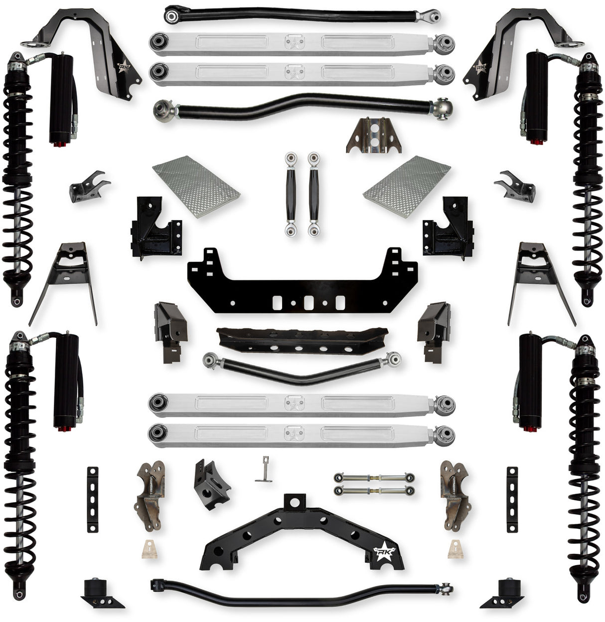 Rock Krawler 3.5" X-Factor X2 PRO ELITE COILOVER "No Limits" Long-Arm Suspension System for Jeep Wrangler JLU (Diesel Models)