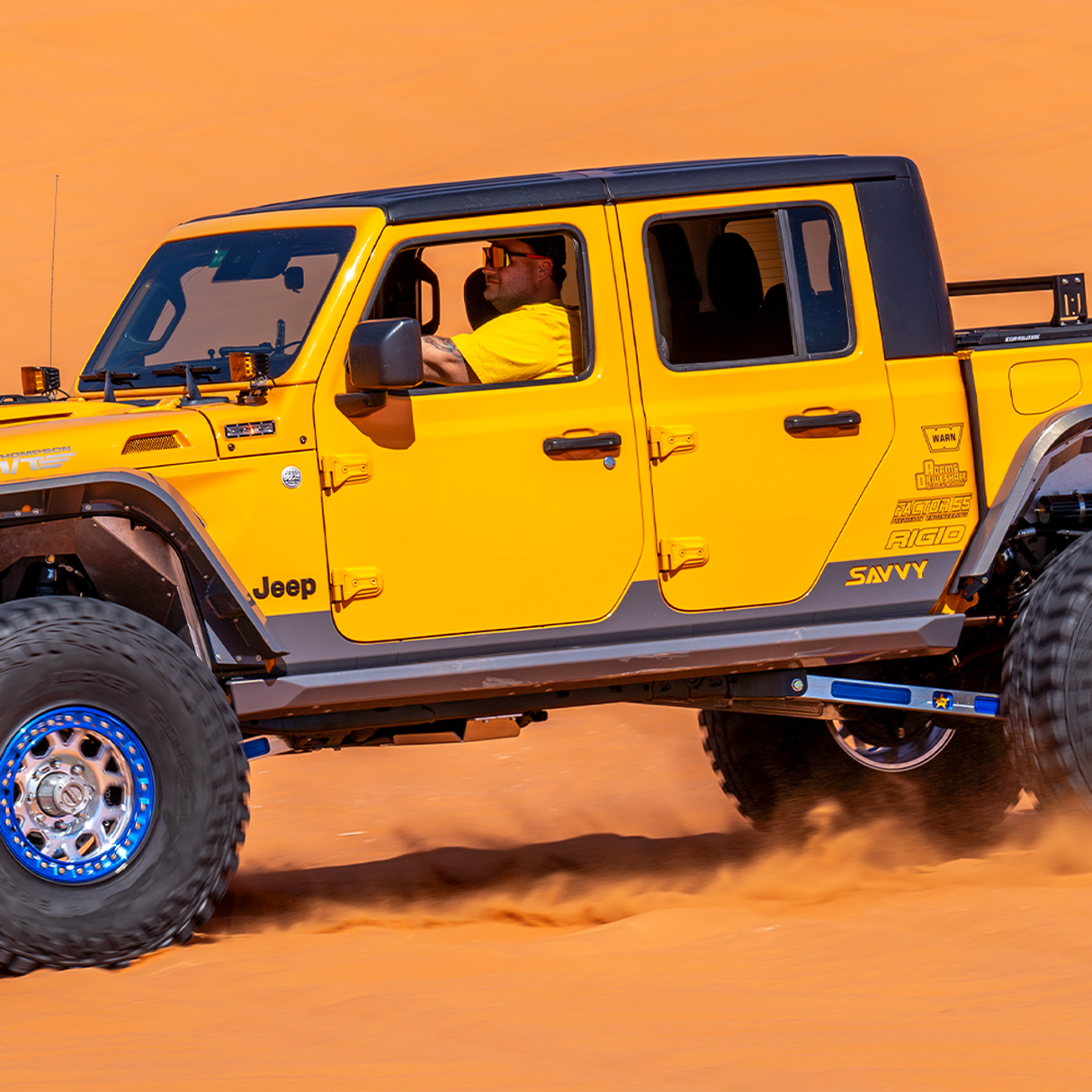 JEEP JT GLADIATOR SAVVY KRAWLER LITE SLIDERS (WELD ON)