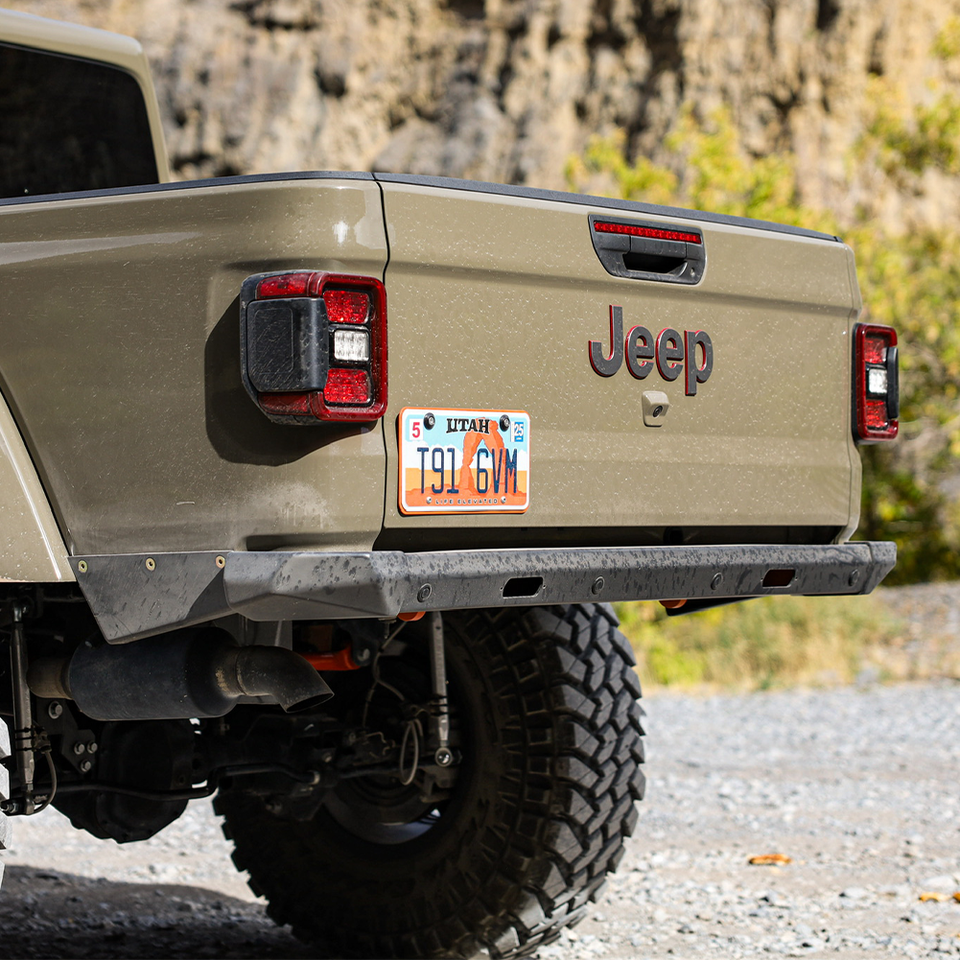 JEEP JT GLADIATOR SAVVY LEGACY ALUMINUM REAR BUMPER (OG HIGH CLEARANCE TRIM)
