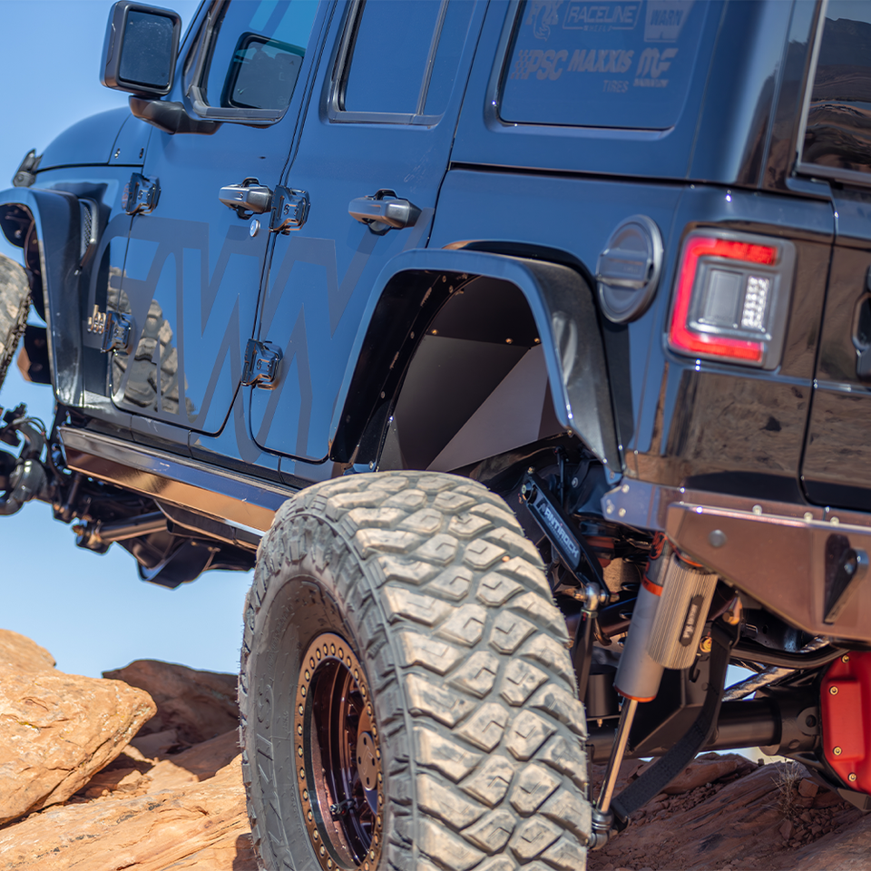 JEEP JL/JLU SAVVY HIGH CLEARANCE ALUMINUM REAR INNER FENDERS