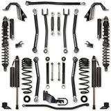 Rock Krawler 4.5" X-Factor COILOVER "No Limits" Mid-Arm Suspension System for Jeep Wrangler JLU (Gas Models)