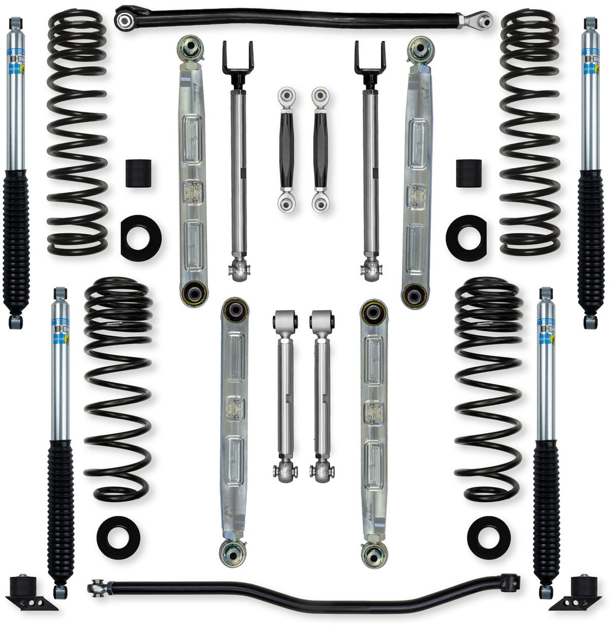 Rock Krawler 2.5" X-Factor PRO ELITE "No Limits" Mid-Arm Suspension System for Jeep Wrangler JLU (392 Models)