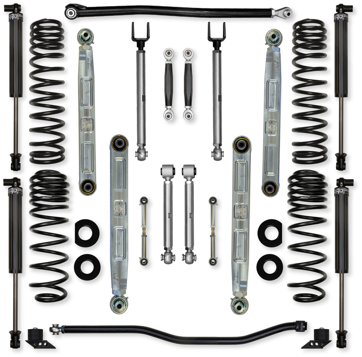 Rock Krawler 2.5" X-Factor PRO ELITE "No Limits" Mid-Arm Suspension System for Jeep Wrangler JLU (392 Models)