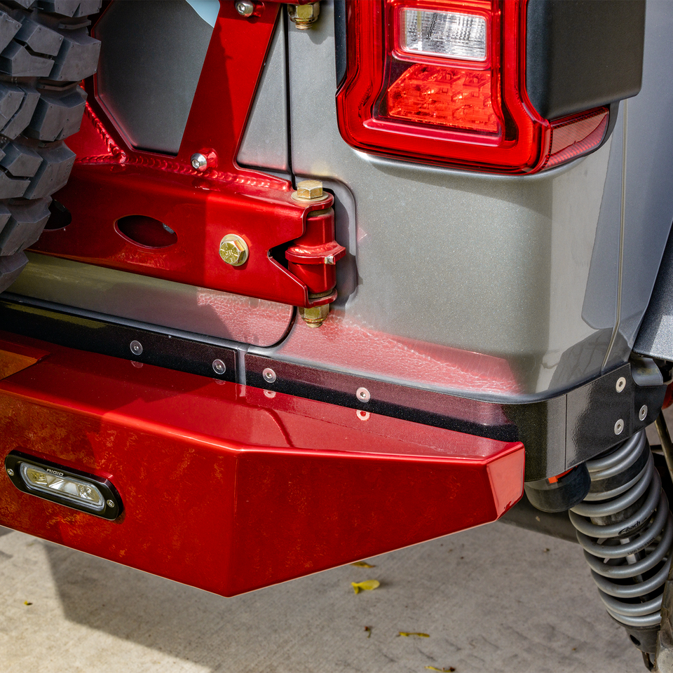 JEEP JL/JLU SAVVY KRAWLER LITE ALUMINUM BOLT ON REAR BUMPER