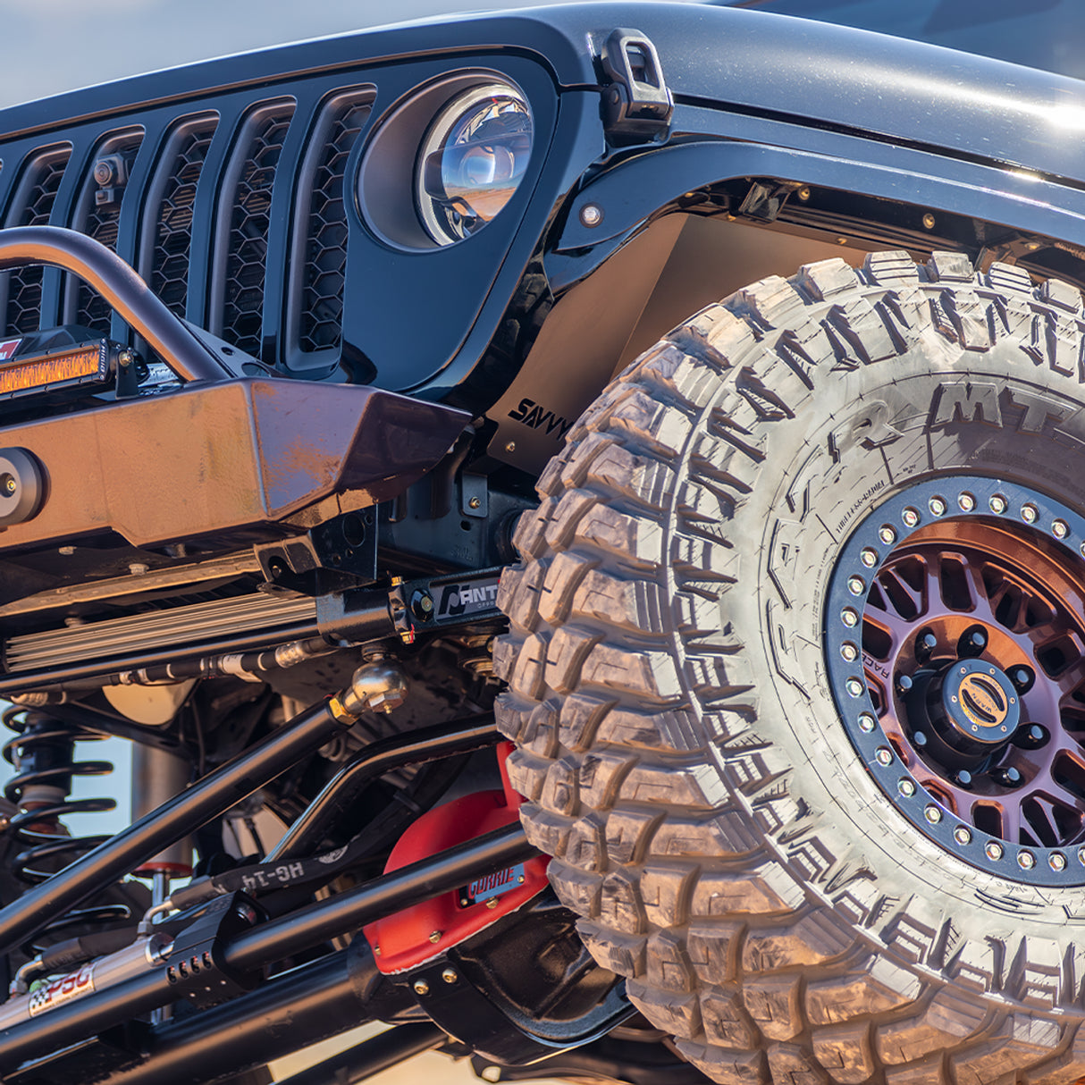 JEEP JL/JLU/JT SAVVY HIGH CLEARANCE ALUMINUM FRONT INNER FENDERS