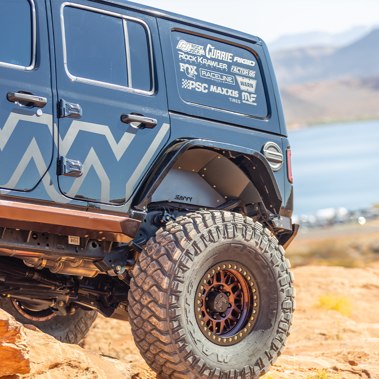 JEEP JL/JLU SAVVY HIGH CLEARANCE ALUMINUM REAR INNER FENDERS