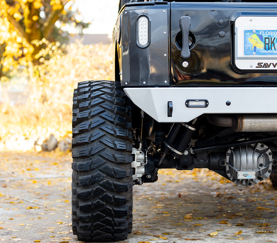 JEEP JK/JKU SAVVY KRAWLER LITE ALUMINUM HIGH CLEARANCE REAR BUMPER