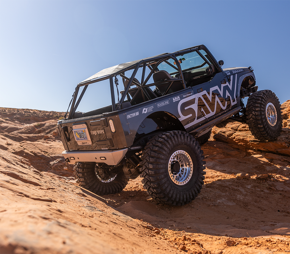 JEEP JK/JKU SAVVY KRAWLER LITE ALUMINUM HIGH CLEARANCE REAR BUMPER
