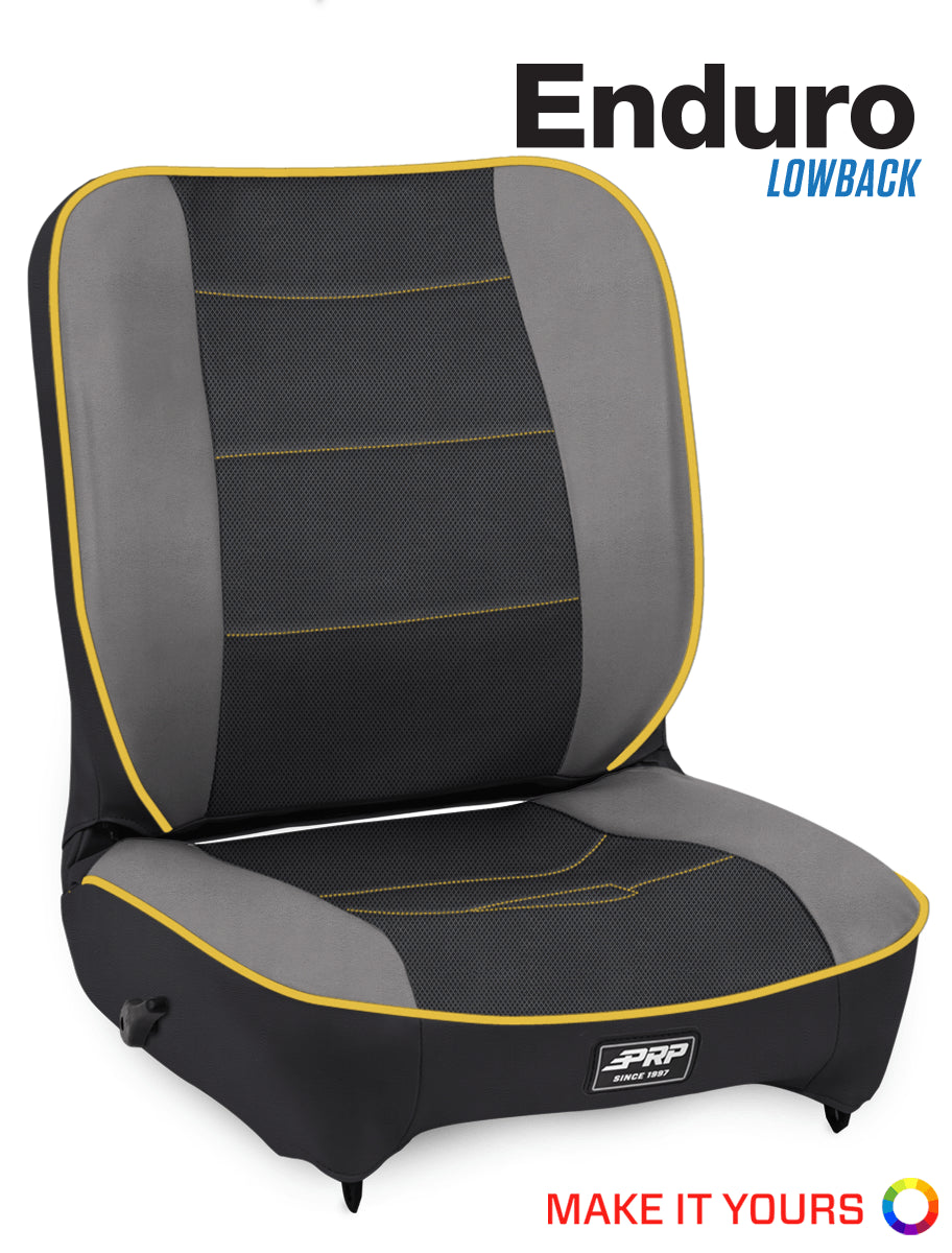 Enduro Low Back Reclining Suspension Seat (Custom)