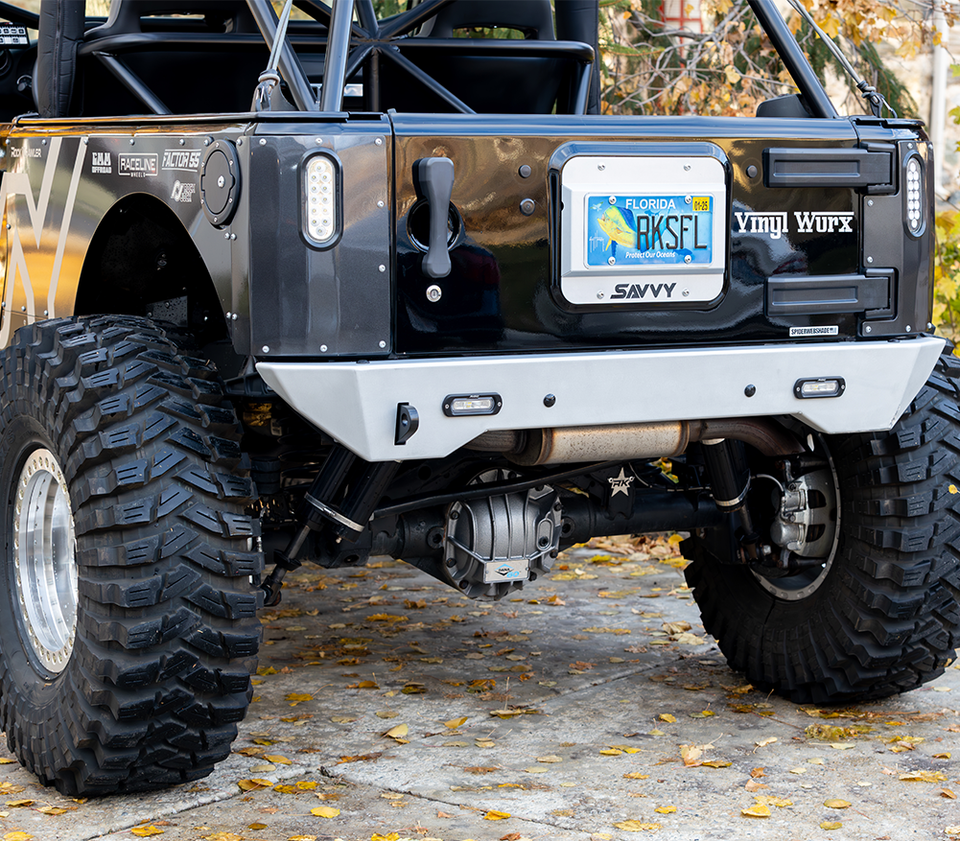 JEEP JK/JKU SAVVY KRAWLER LITE ALUMINUM HIGH CLEARANCE REAR BUMPER