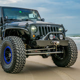 JEEP JK/JKU SAVVY KRAWLER LITE ALUMINUM FRONT BUMPER WITH HOOP