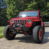JEEP JK/JKU SAVVY KRAWLER LITE ALUMINUM FRONT BUMPER WITH HOOP