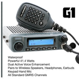 Jeep Wrangler JL, JLU, and Gladiator JT Two-Way GMRS Mobile Radio Kit